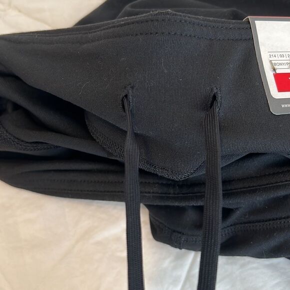 NWT c9 by Champion size XS black cropped wide leg hidden drawstring waist - Picture 4 of 13